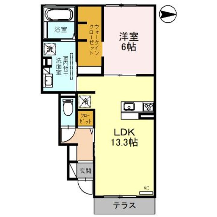 グランディール南四条の間取り