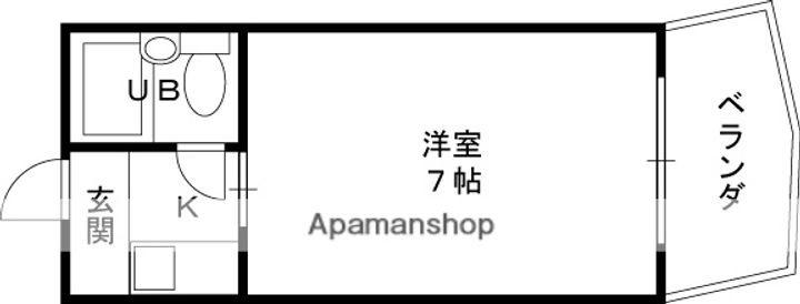ロータリーマンション布施北703の間取り