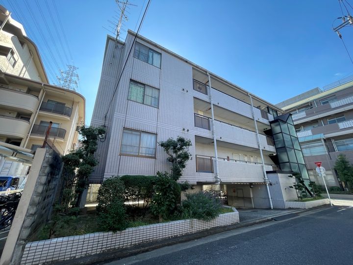 大阪府八尾市青山町3丁目の賃貸マンションの外観