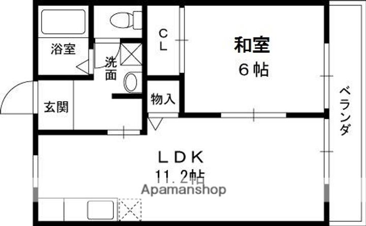ハイツセルリアンの間取り
