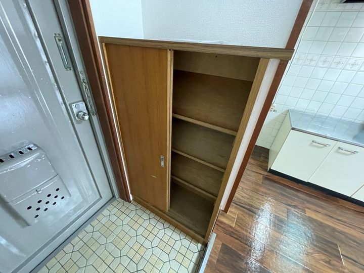 大阪府八尾市天王寺屋2丁目の賃貸マンションの玄関