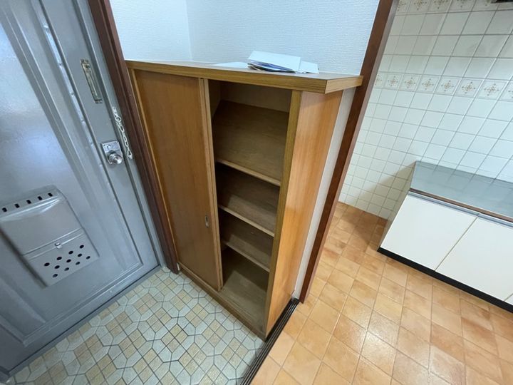 大阪府八尾市天王寺屋2丁目の賃貸マンションの玄関