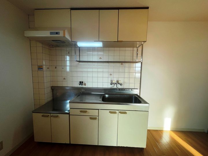 大阪府八尾市太田3丁目の賃貸マンションのキッチン