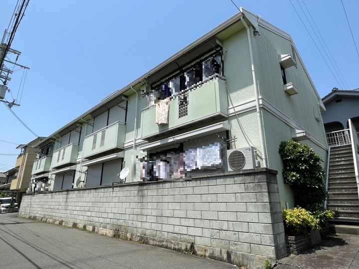 大阪府八尾市東山本新町8丁目の賃貸アパート103の外観