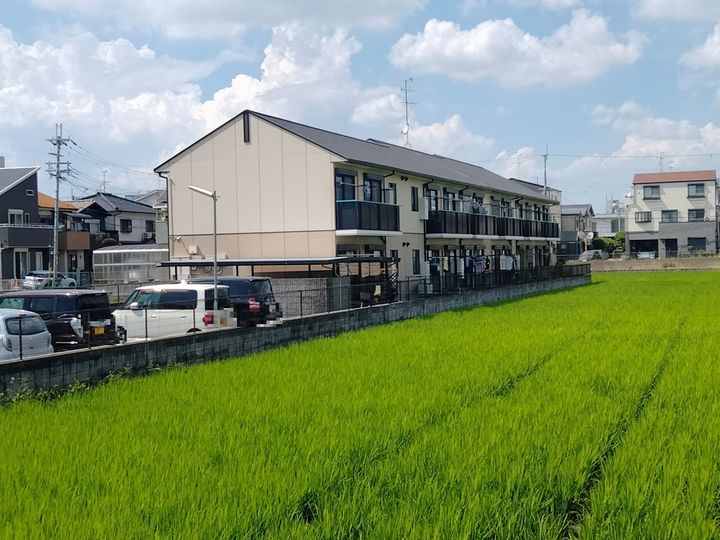 大阪府八尾市教興寺4丁目の賃貸アパートの外観