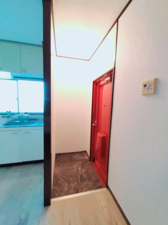 大阪府八尾市南太子堂3丁目の賃貸マンション4-Bの玄関