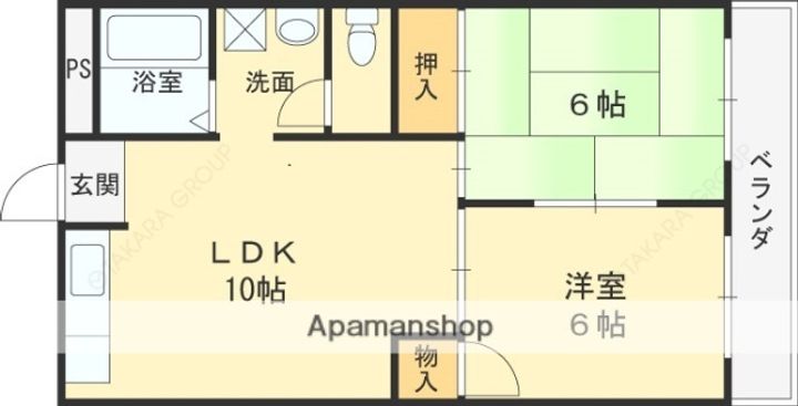 ラ・ミレーネの間取り