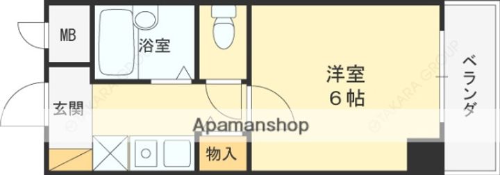 グリンヒルズ302の間取り