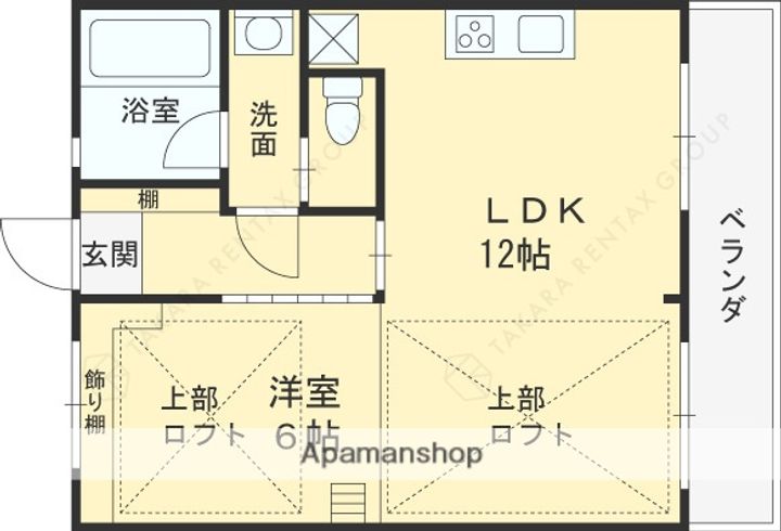 ブリーズK402の間取り
