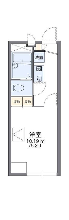 レオパレスGLANZ OBERの間取り