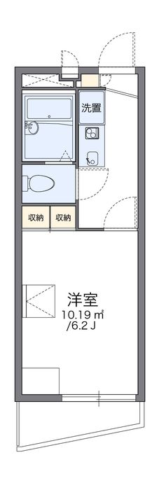 レオパレスヴィブレの間取り