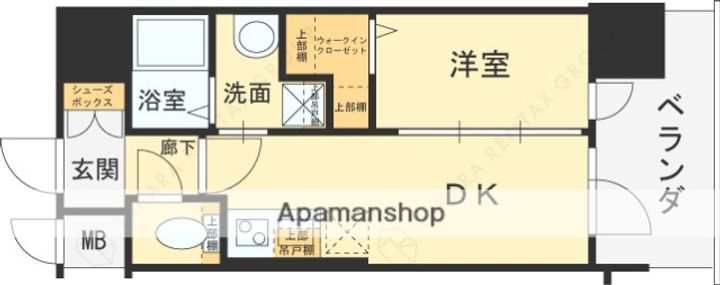 大阪府八尾市光町1丁目の賃貸マンションの間取り