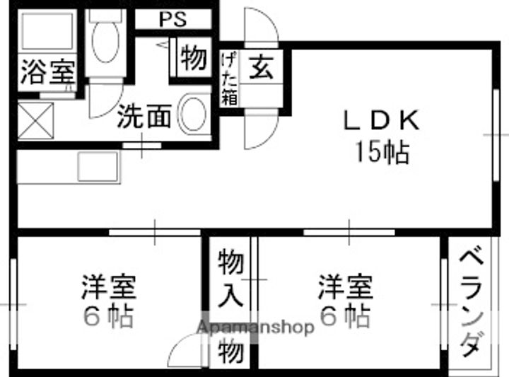 ピュアライフ太子堂の間取り