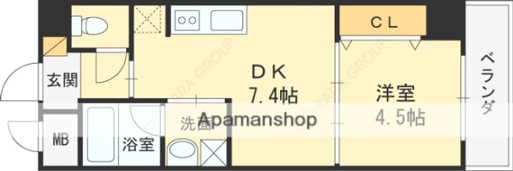 リアライズ深井駅前の間取り