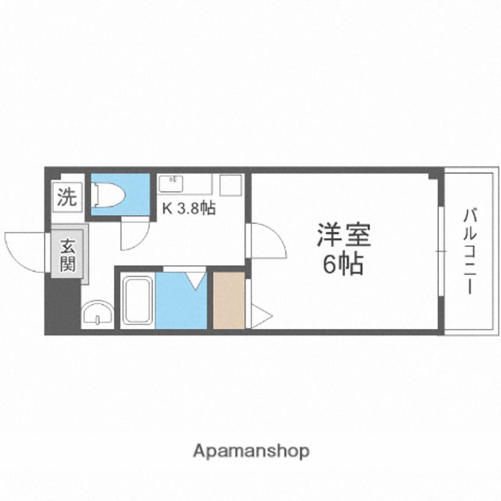 プレミアム新福島の間取り