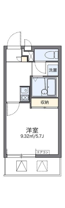 レオパレスアトレの間取り