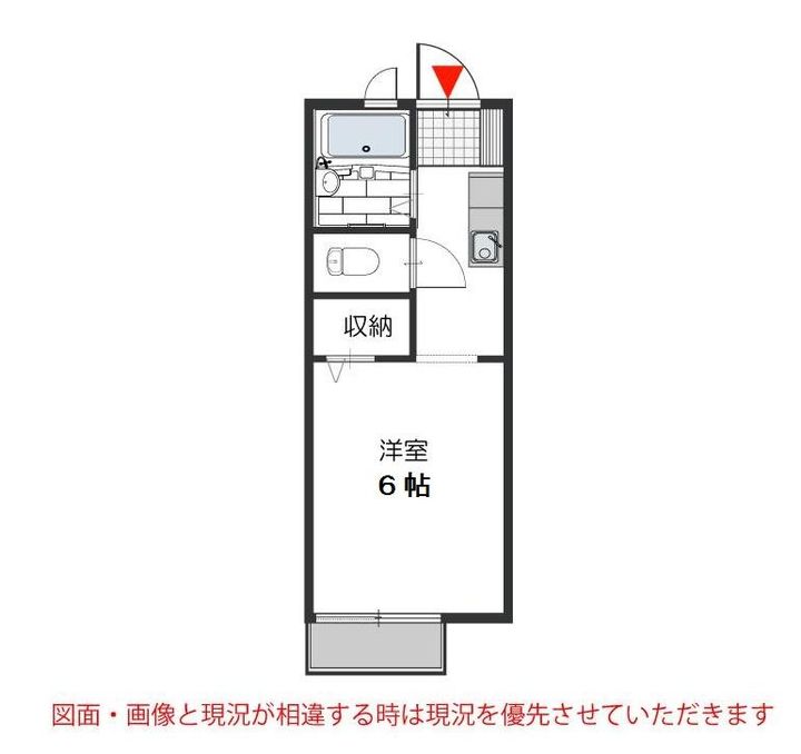 MEKSTー1105号室の間取り