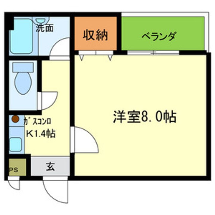 ロータリー45303号室の間取り