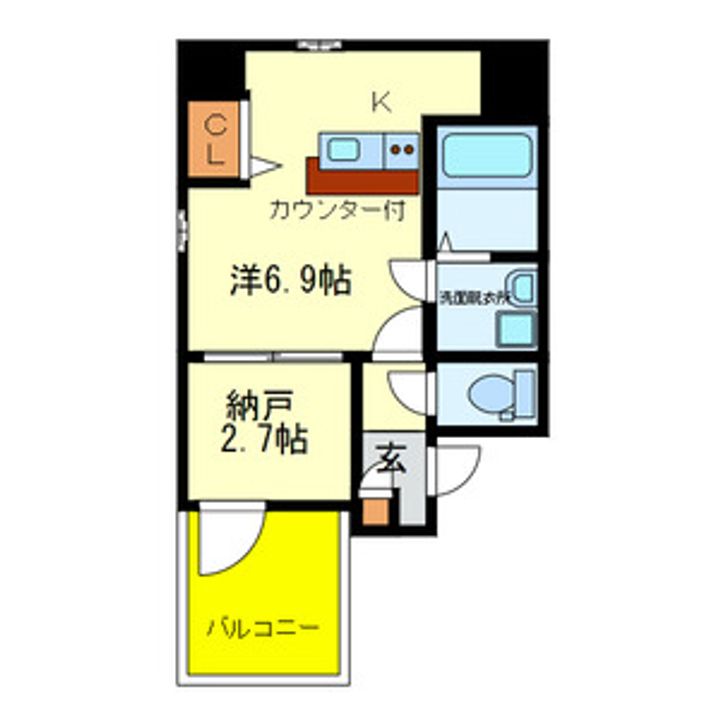 ONLYONE梅田北の間取り