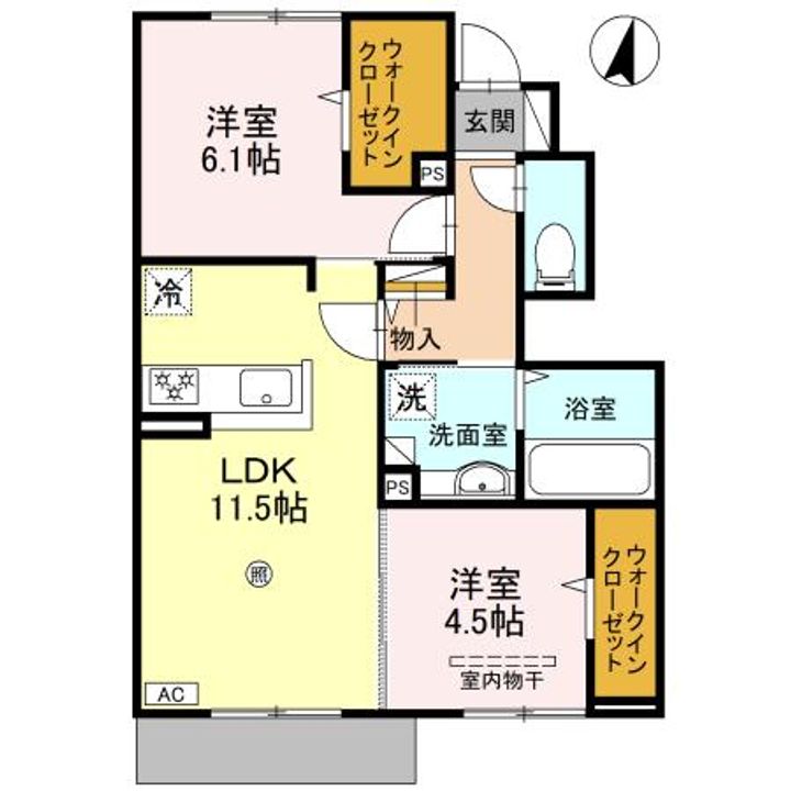 Ranunculusの間取り