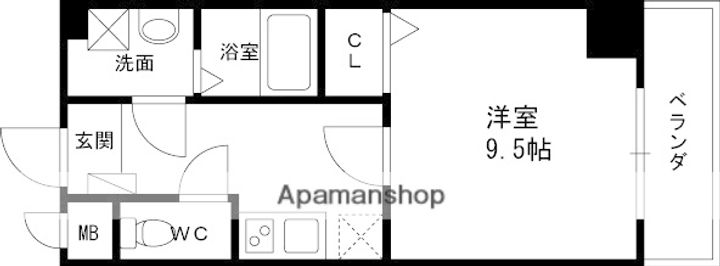 CANAL天満橋の間取り