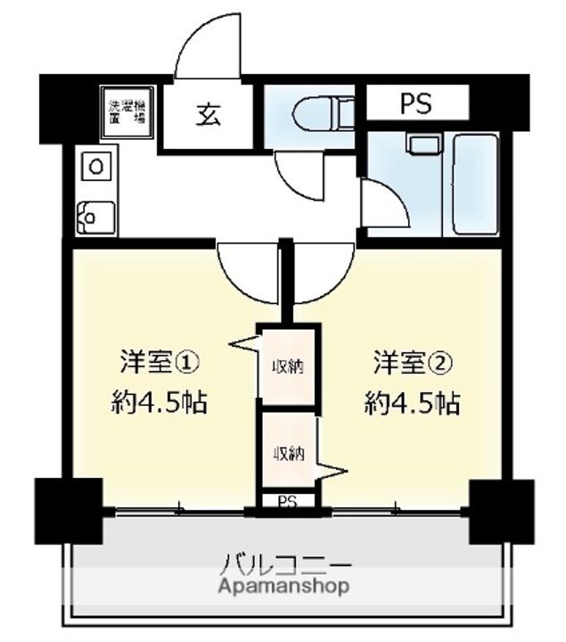 木川東エクセルハイツの間取り