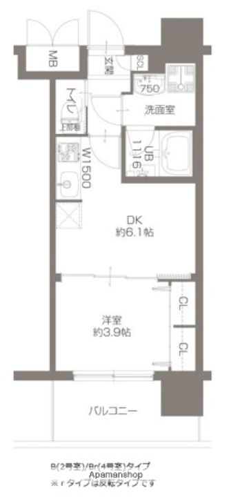 プレジオ十三の間取り