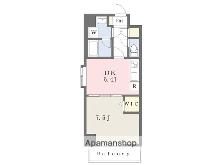 アクアスイート新大阪の間取り