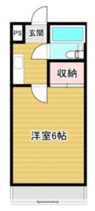 シロハイヌ新大阪106の間取り