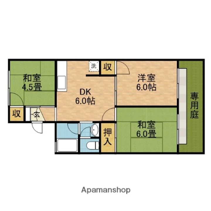 シャルマンドミールの間取り