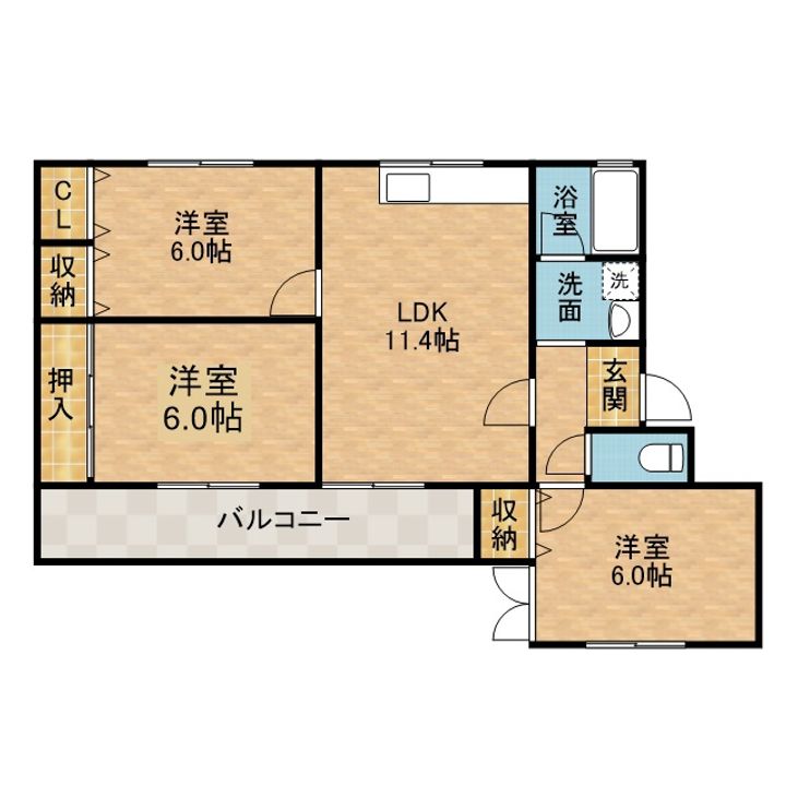 マプログレイスⅢの間取り
