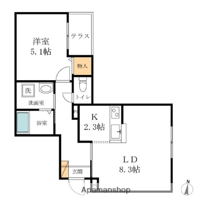 コスタ・ペルラの間取り
