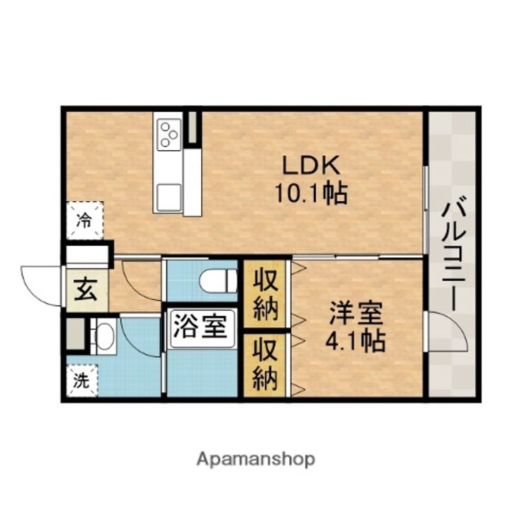 ウエスタンハイツ茨木駅前の間取り
