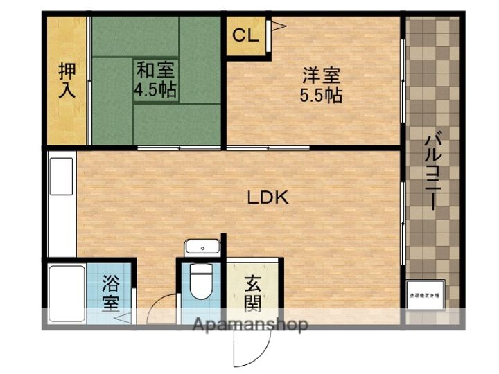 寺田ハイツの間取り