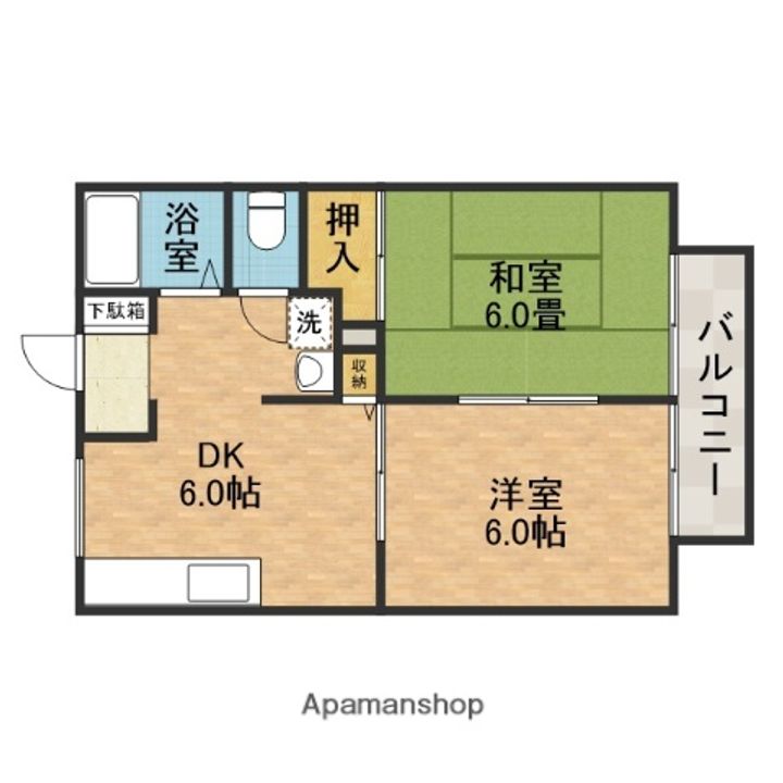 エクセレント高槻C棟の間取り