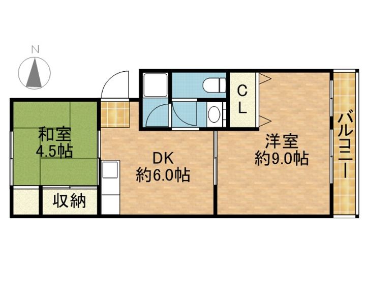マンション和光の間取り