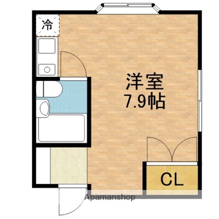 アサヒコーポ茨木の間取り