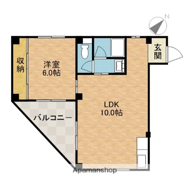 美山ビルの間取り