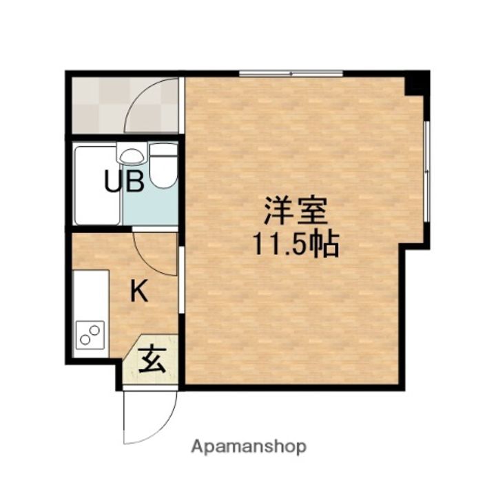ルーチェ別院(旧マルイビル)の間取り
