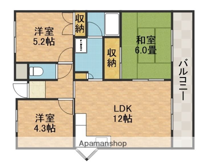 ラフィーヌシャトーの間取り