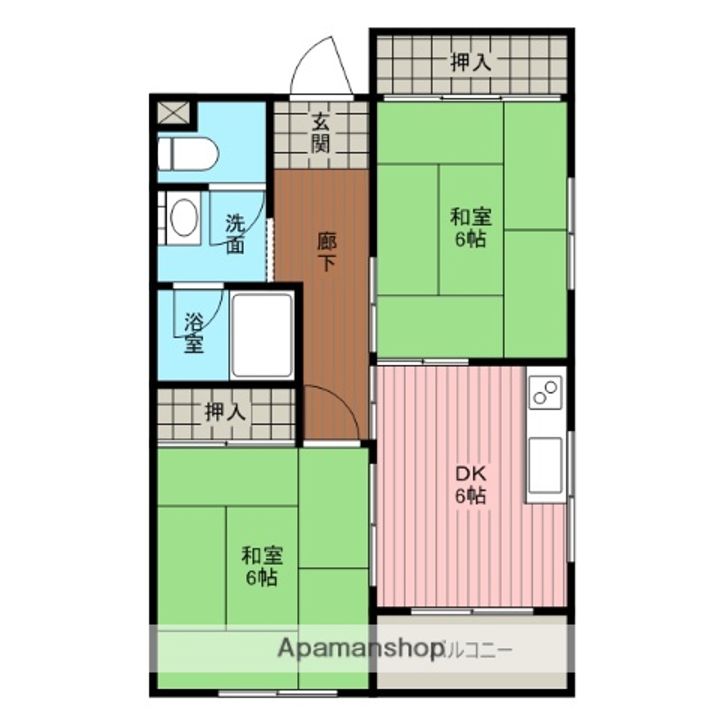 沢良宜東薩摩マンションの間取り