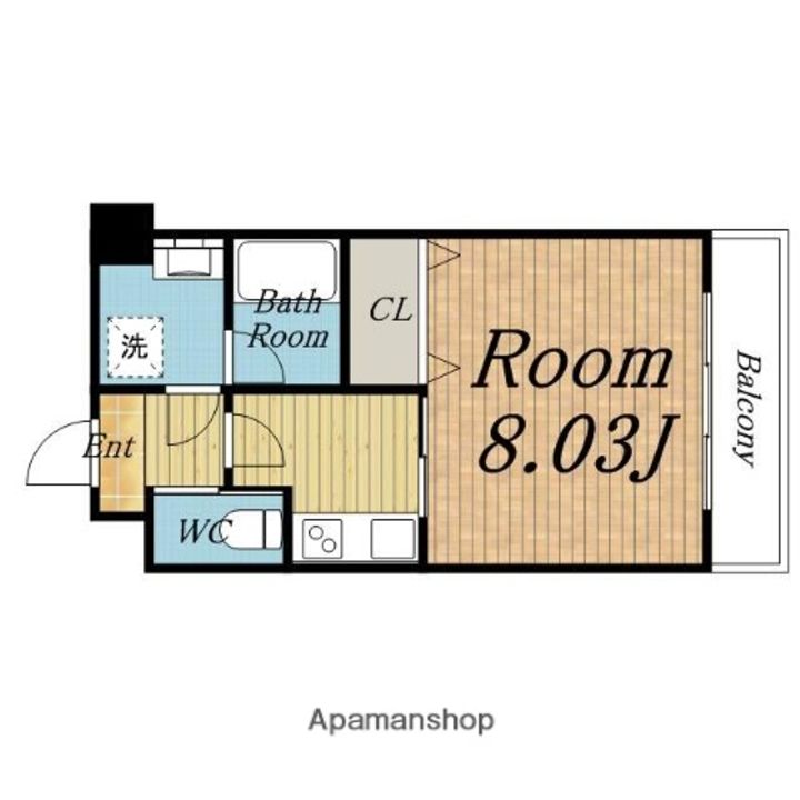 大阪府大阪市淀川区西三国4丁目の賃貸マンションの間取り
