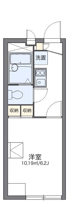 レオパレスつばさの間取り