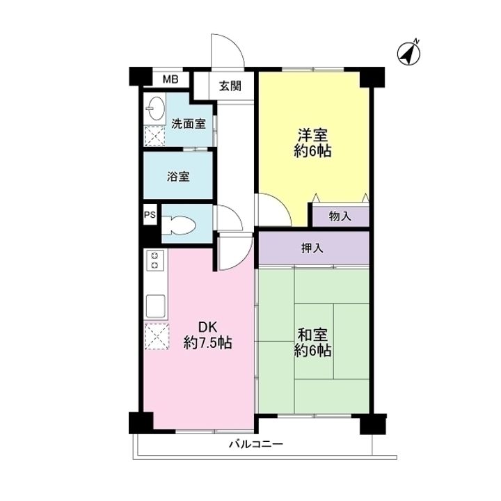 レジデンス鷹ヶ巣上新田402の間取り