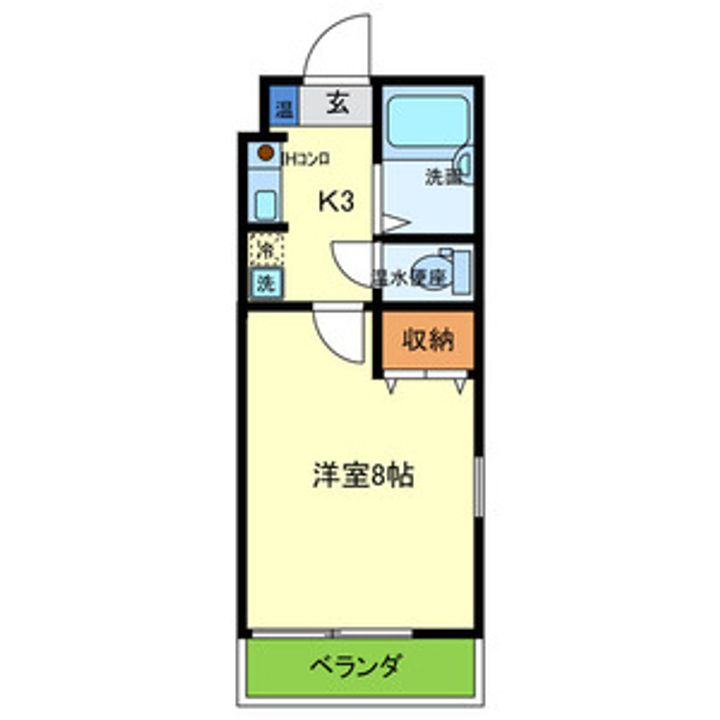 大阪府豊中市北条町1丁目の賃貸アパートの間取り