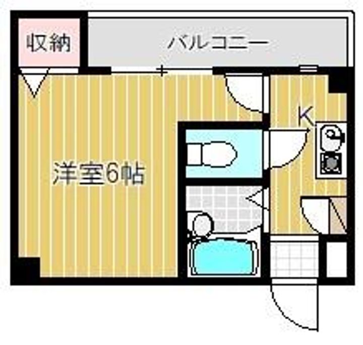 ガナス4C号室の間取り
