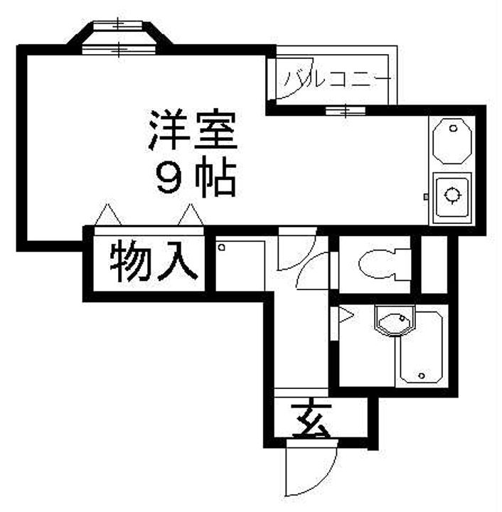 カルム香川103の間取り