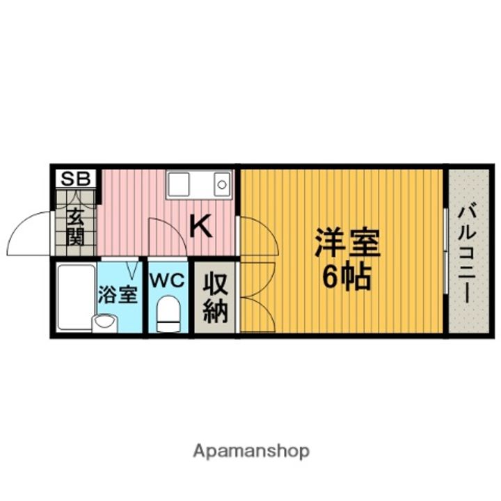 ベルエアー服部202の間取り