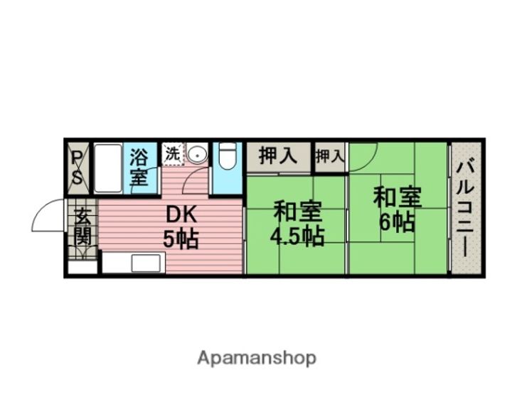 庄内フラッツ502の間取り
