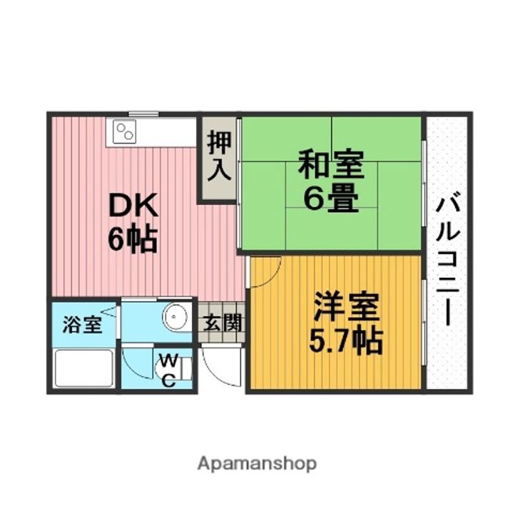 グランディア豊中304の間取り